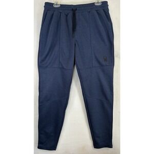 Spyder Active Pants Mens Medium Blue Proweb Polyester Jogger Sweatpants Athletic
